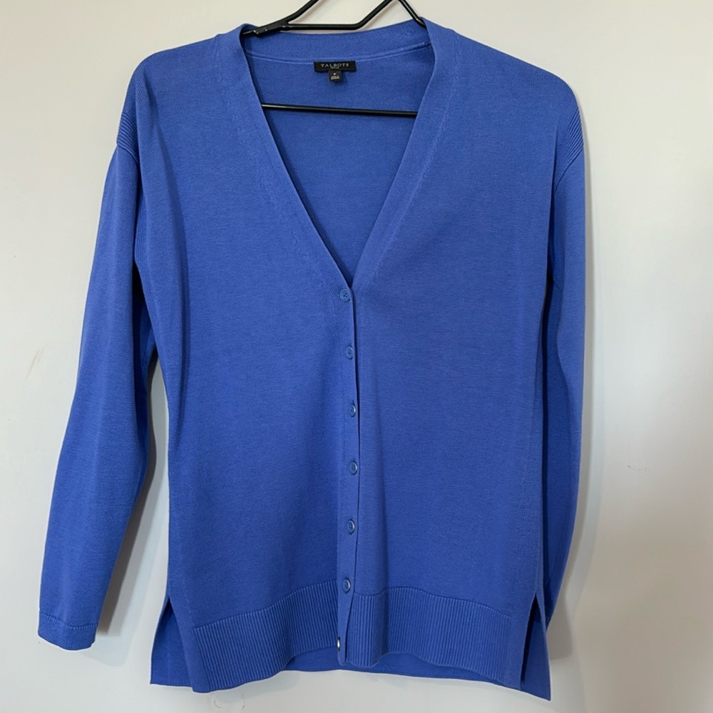 Purple Talbot’s button down cardigan